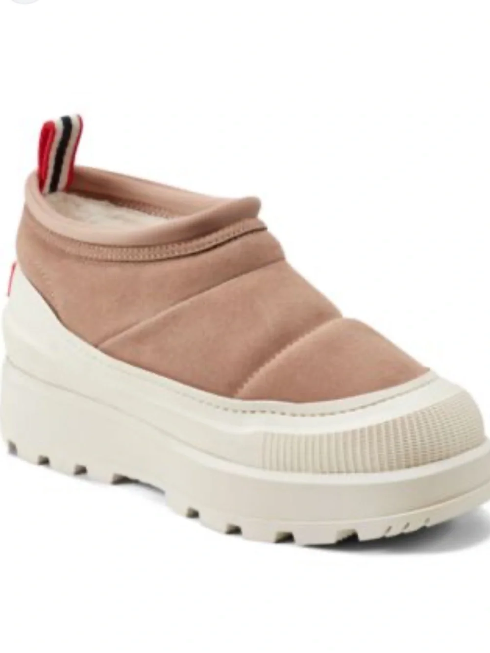 HUNTER WOMEN'S ASKERN WATERPROOF SLIP-ON SHOES MEDIUM NATURAL, Size 10, NWOT